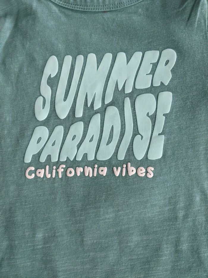 Tee shirt summer vert Tao 23 mois - photo numéro 2