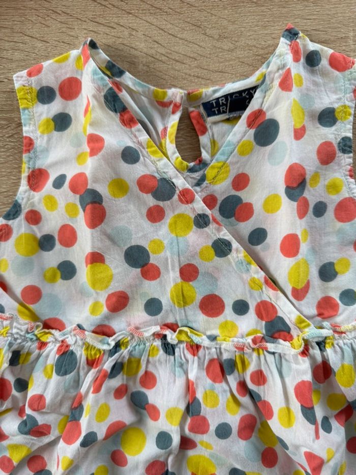 Joli robe à pois 24 mois TBE - photo numéro 3