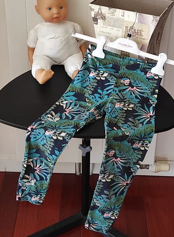 Legging fille tropical multicolore – Taille 9 ans (convient 8 ans)