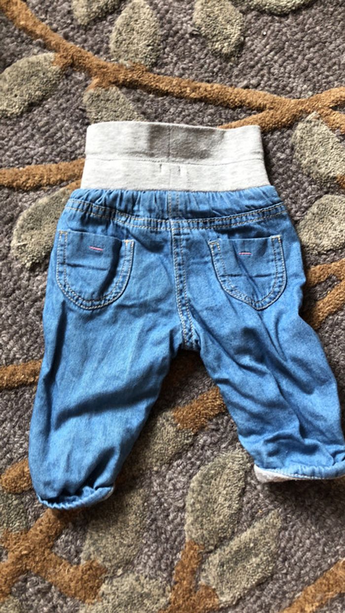 Jeans bébé fille 0-3 mois - photo numéro 3