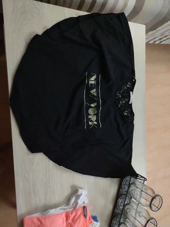 Tee-shirt chauve souris poncho New york 12 ans