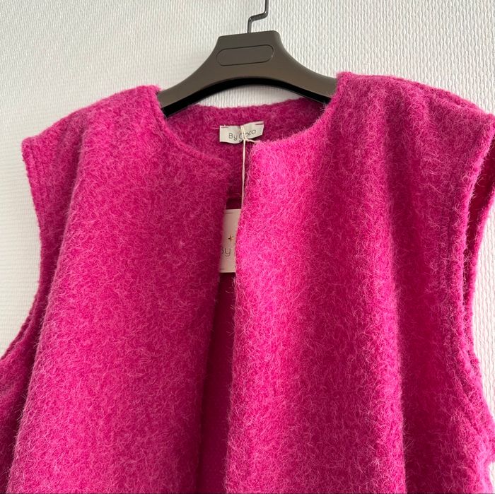 Gilet sans manches fuchsia - photo numéro 3
