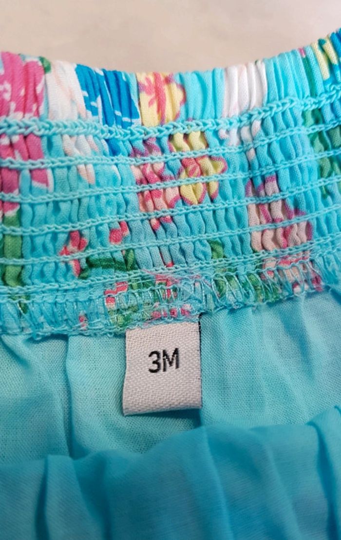 Ensemble débardeur + short 3 mois - photo numéro 2