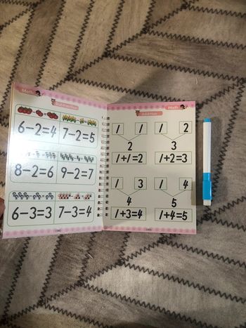 Livre ardoise de premiers calcul mathématique primaire
