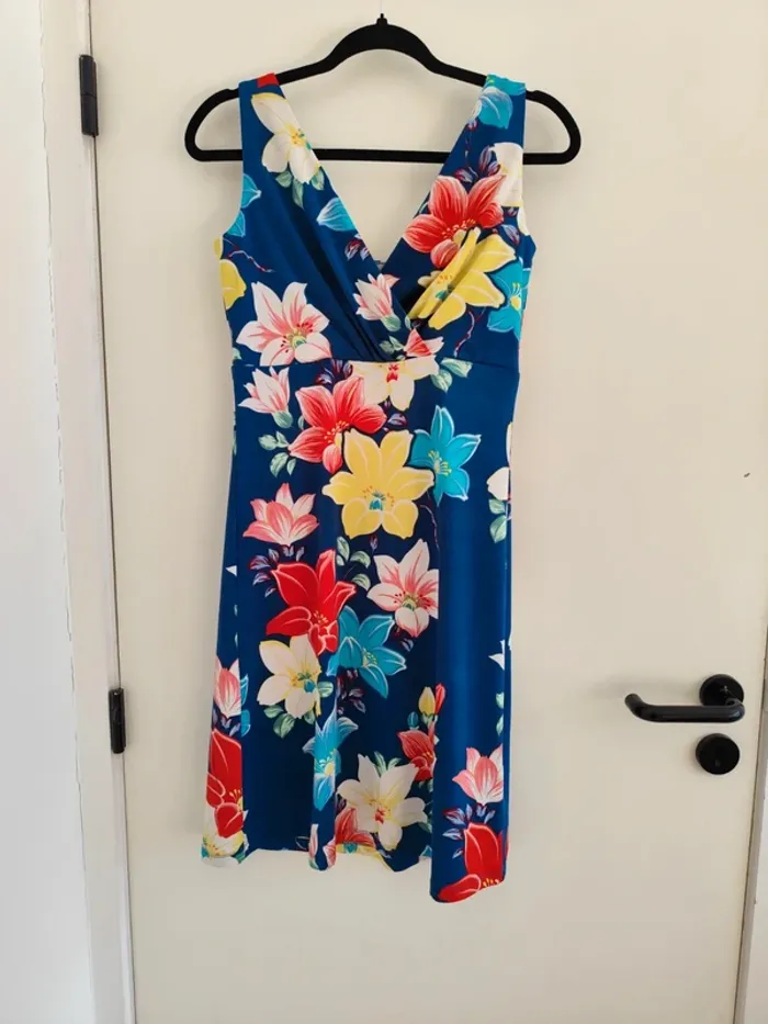 Superbe robe King Louie motifs fleurs colorées - photo numéro 5