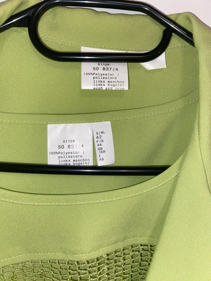 Ensemble tailleur vert pomme - photo numéro 4