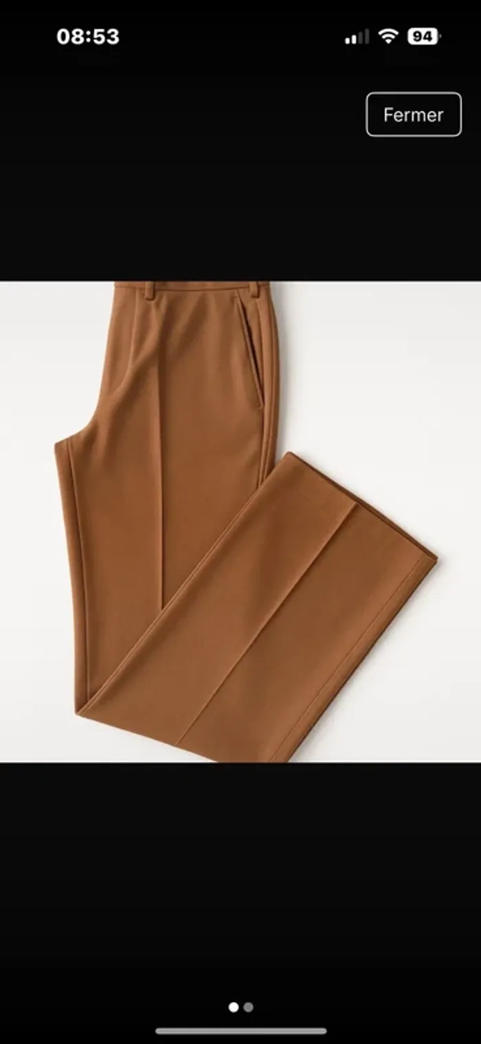 Pantalon taille haute - cider - taille L - 10€ - photo numéro 2