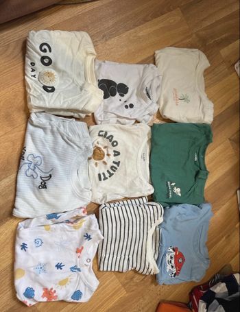 9 t-shirt manche courte 9mois