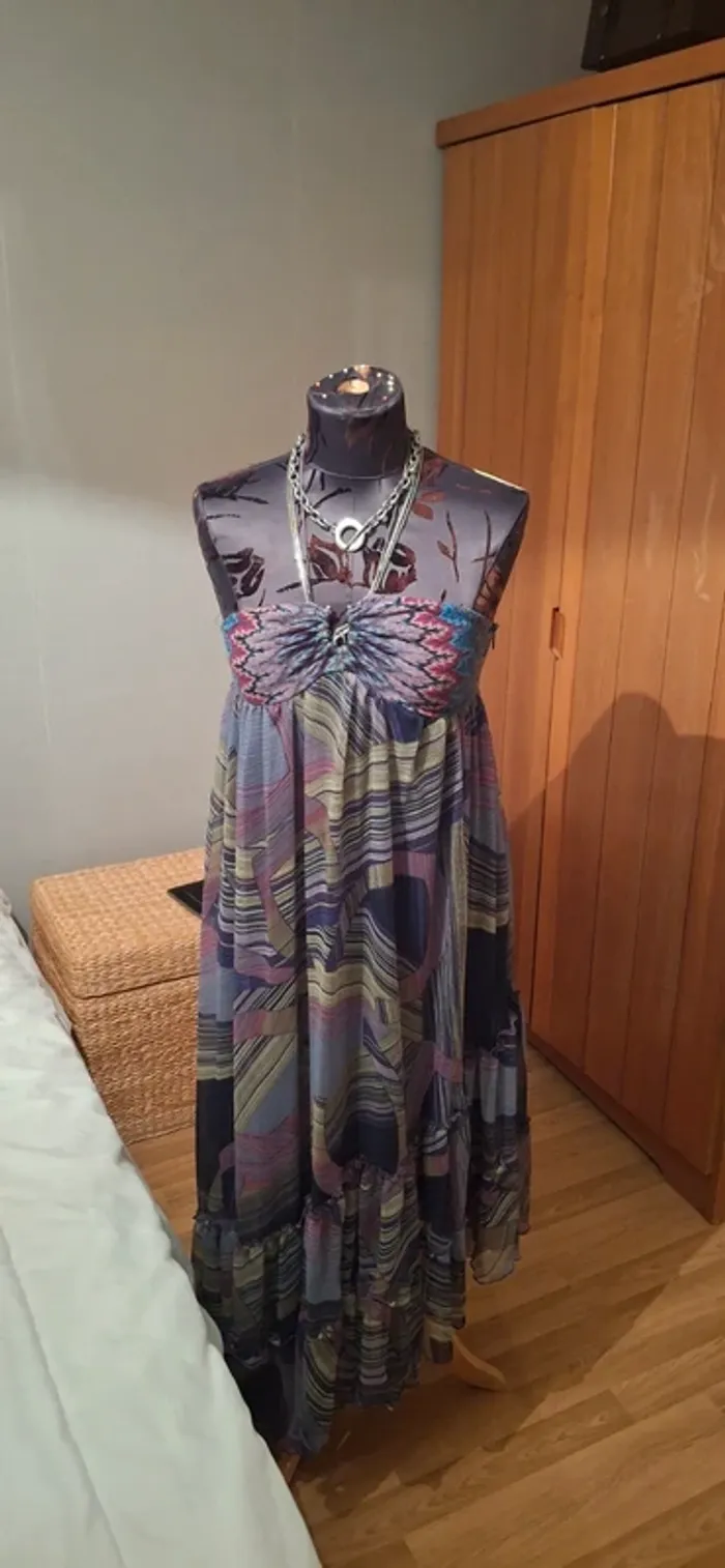Robe bustier asymétrique 38