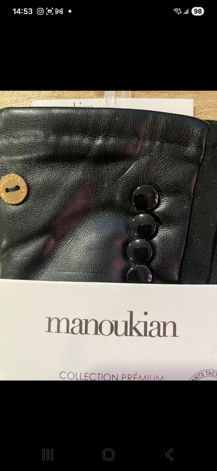 Gants tactiles neufs Manoukian - photo numéro 6