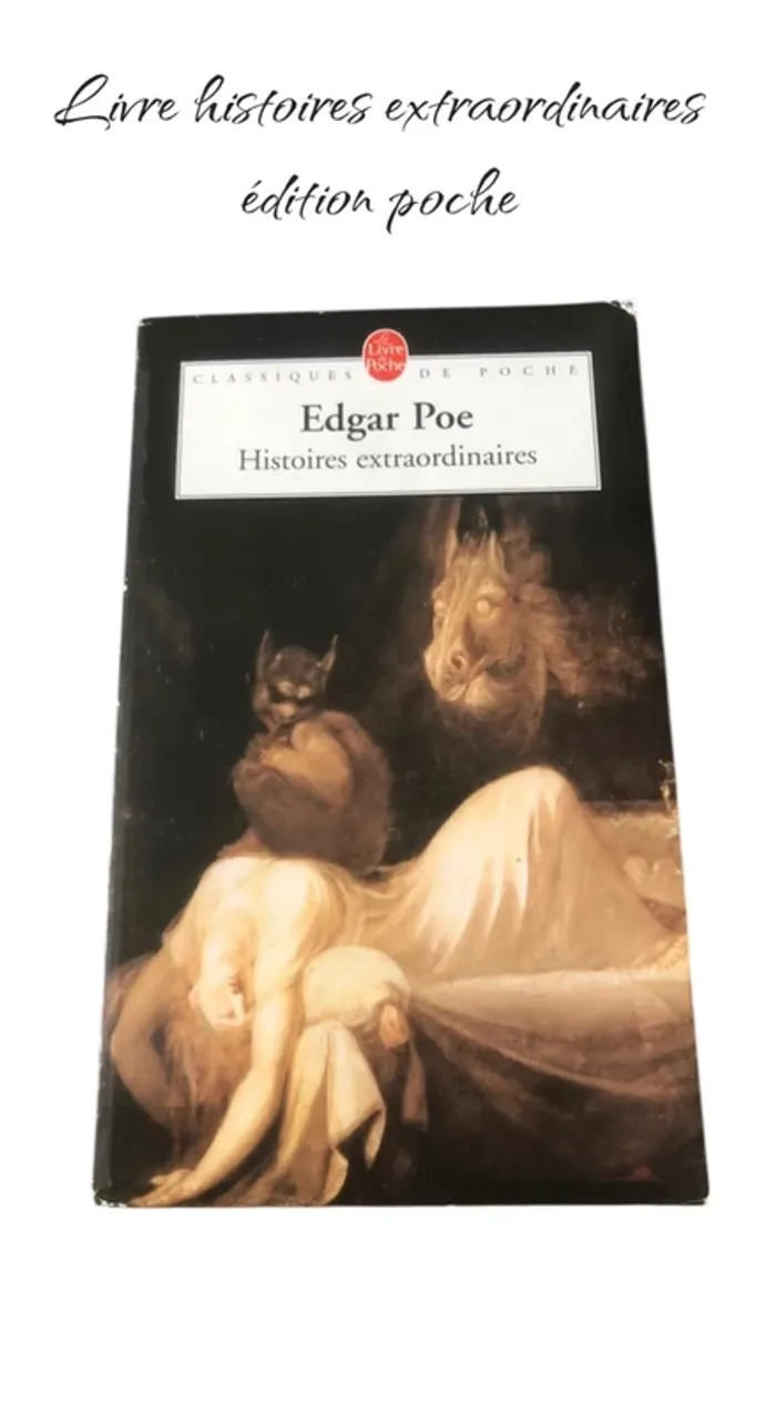 Livre histoires extraordinaires éditions poche 📕