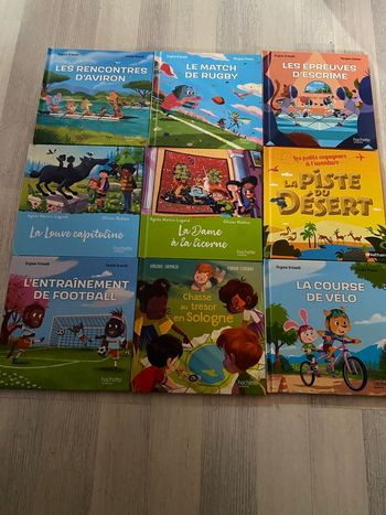 Lot de 9 livres pour en