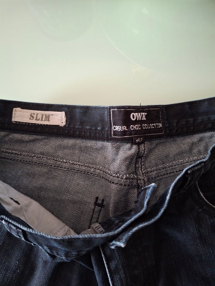 Jean ciré slim owk - photo numéro 6