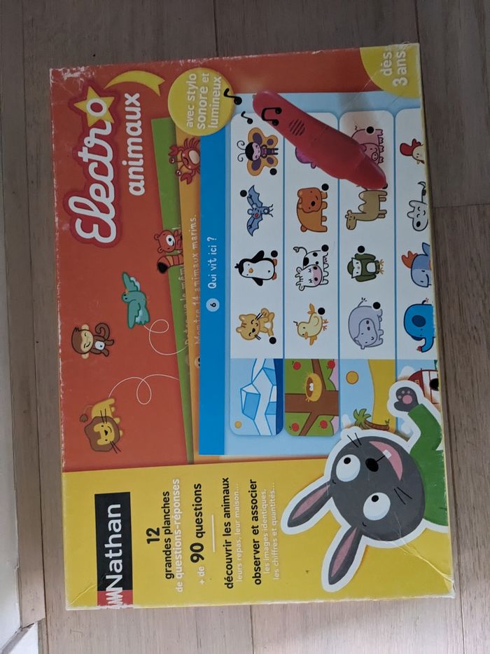 Lot de livres enfant avec pop up, neuf et electro animaux nathan offert - photo numéro 3