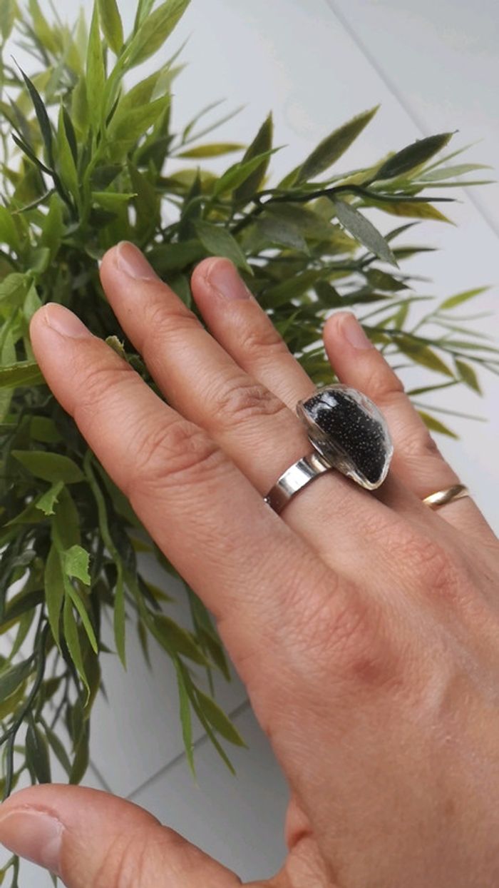 Bague microbilles cœur - photo numéro 3