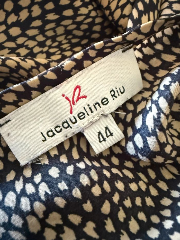 Blouse noire et beige Jacqueline Riu - photo numéro 7