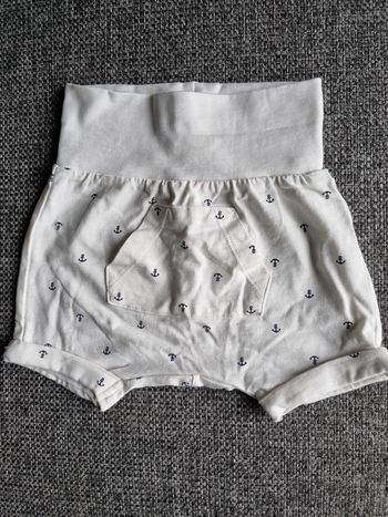 Short coton blanc léger H&M 3 mois