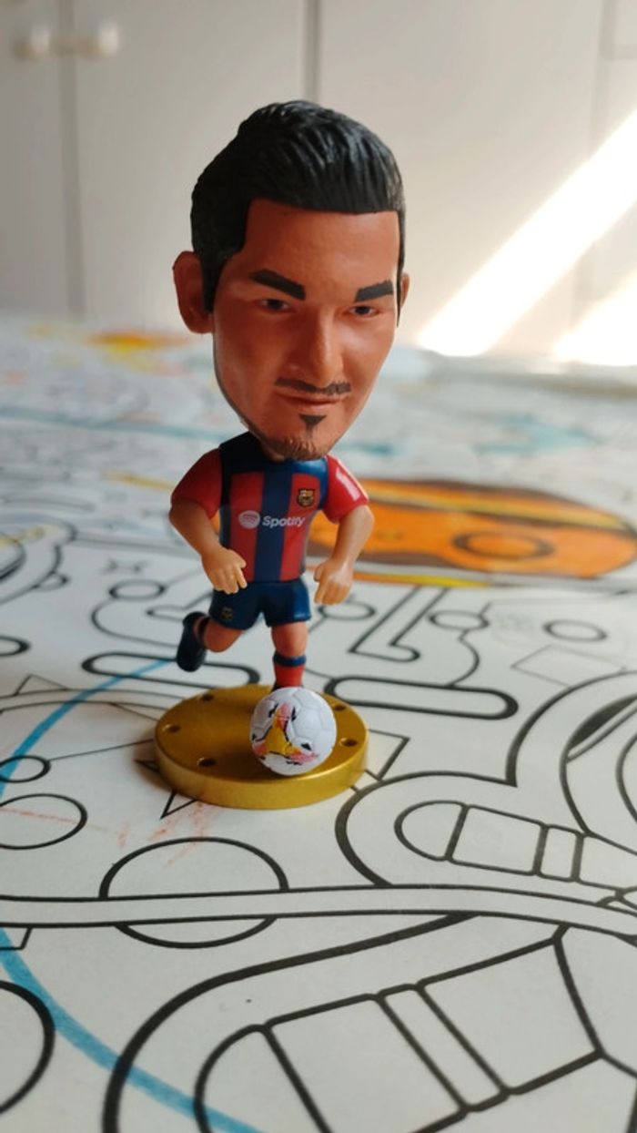 Petite figurine foot neuve Ilkay Gundogan FC Barcelone