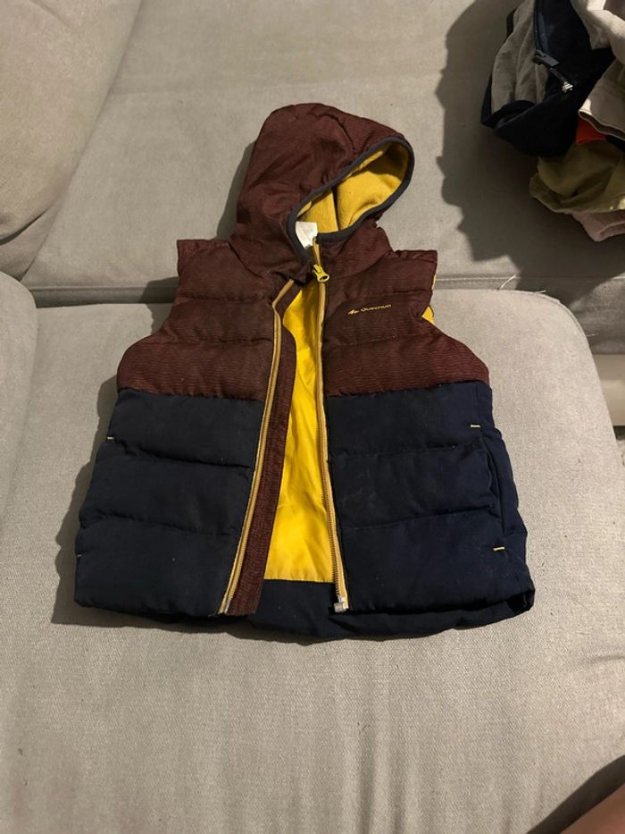 Doudoune sans manches 2 ans