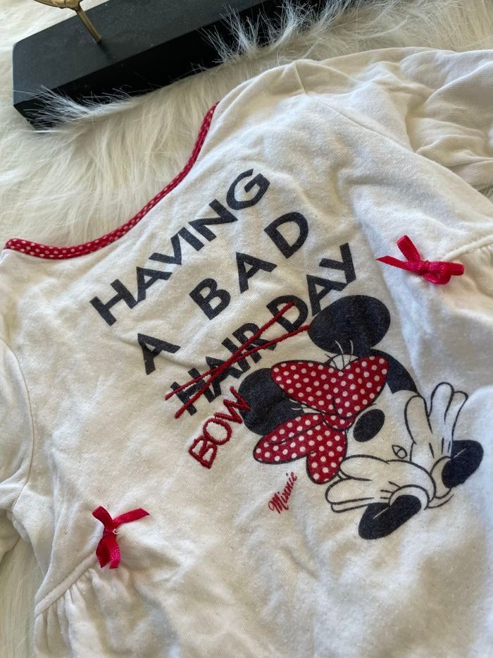 Ensemble deux pièces minnie disney 6 mois - photo numéro 2