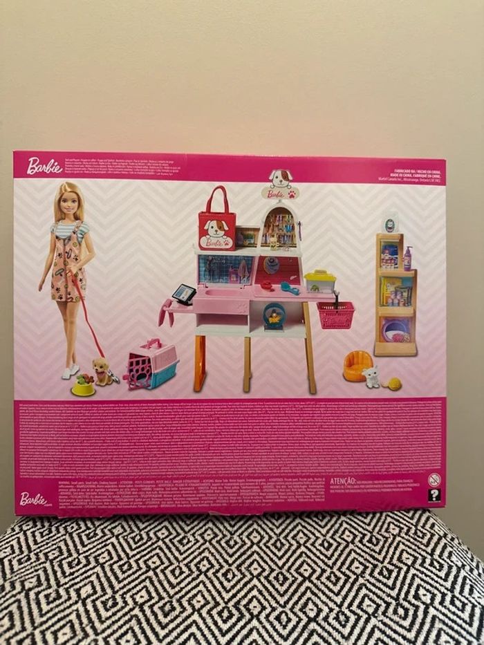Mattel- Coffret Barbie et son salon de toilettage pour animaux - photo numéro 2