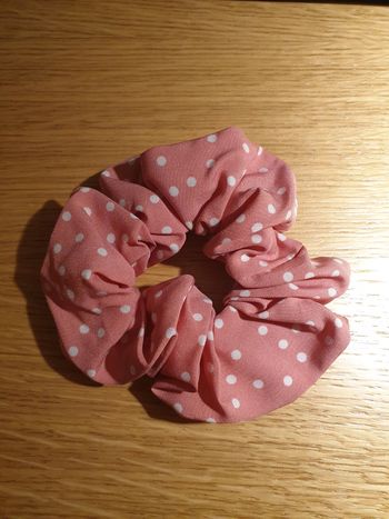 Chouchou élastique tissu pois