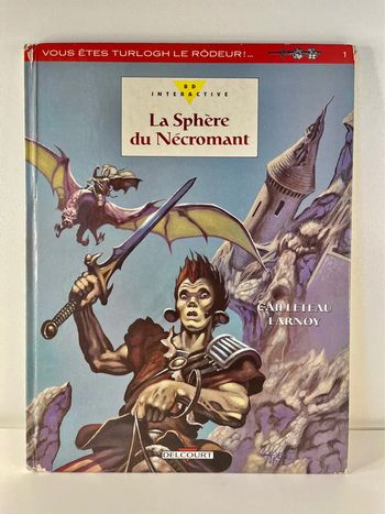 Rare BD interactive vintage : Turlogh le rôdeur - La sphère du Nécromant