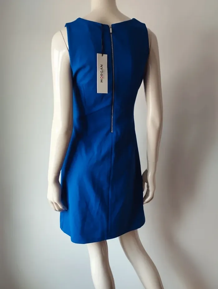 Robe de soirée Morgan bleue taille 38 - photo numéro 5