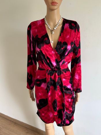 Robe imprimée neuve à manches longues Morgan taille 34 (valeur 80€)