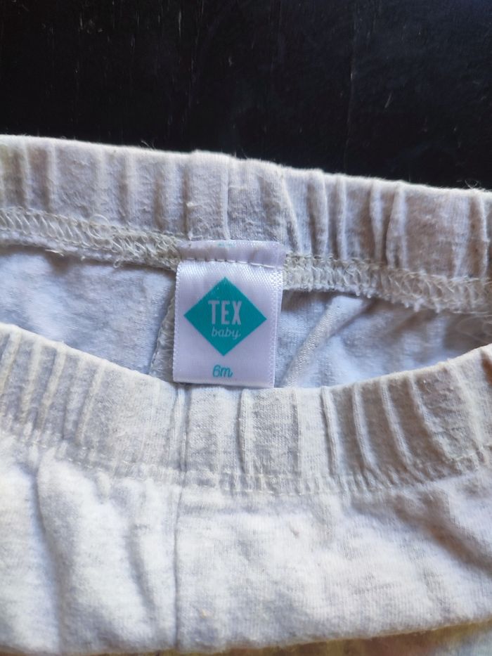 Legging gris clair 6 mois tex - photo numéro 2