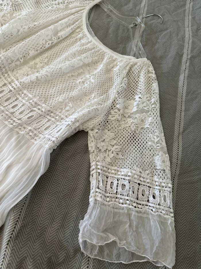 Robe longue dentelle taille unique - photo numéro 5