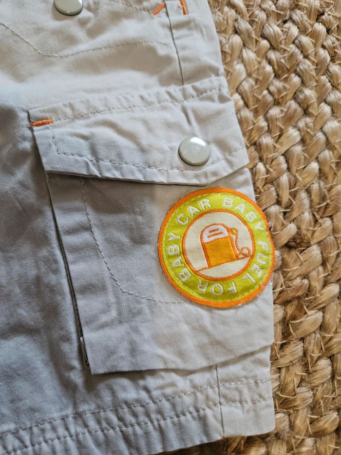 Short beige Tissaia 6 mois - photo numéro 2