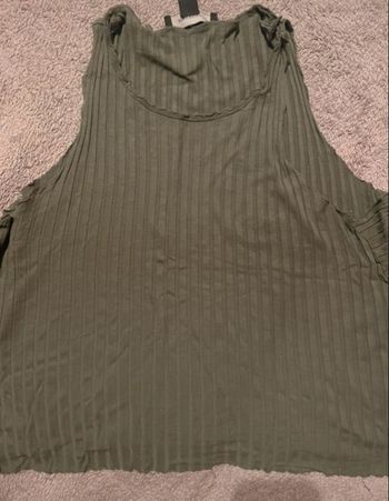 débardeur ample vert kaki Atmosphère - taille L, chic & décontracté