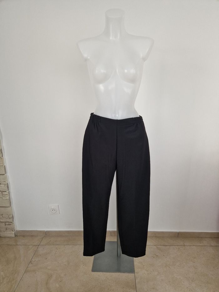 Pantalon noir élastique