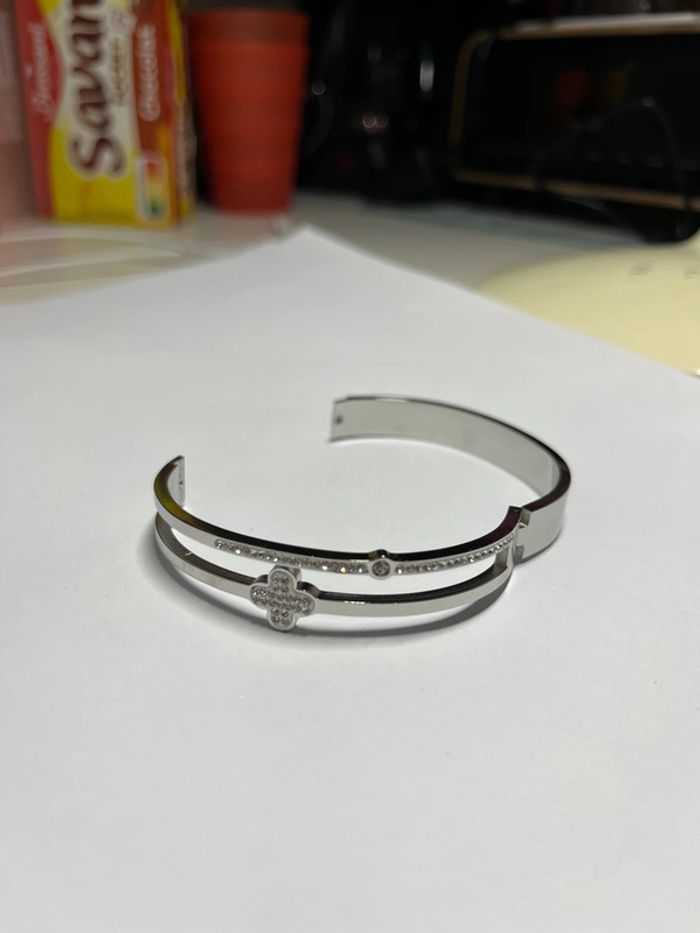 Bracelet van Cleef  argenté - photo numéro 3