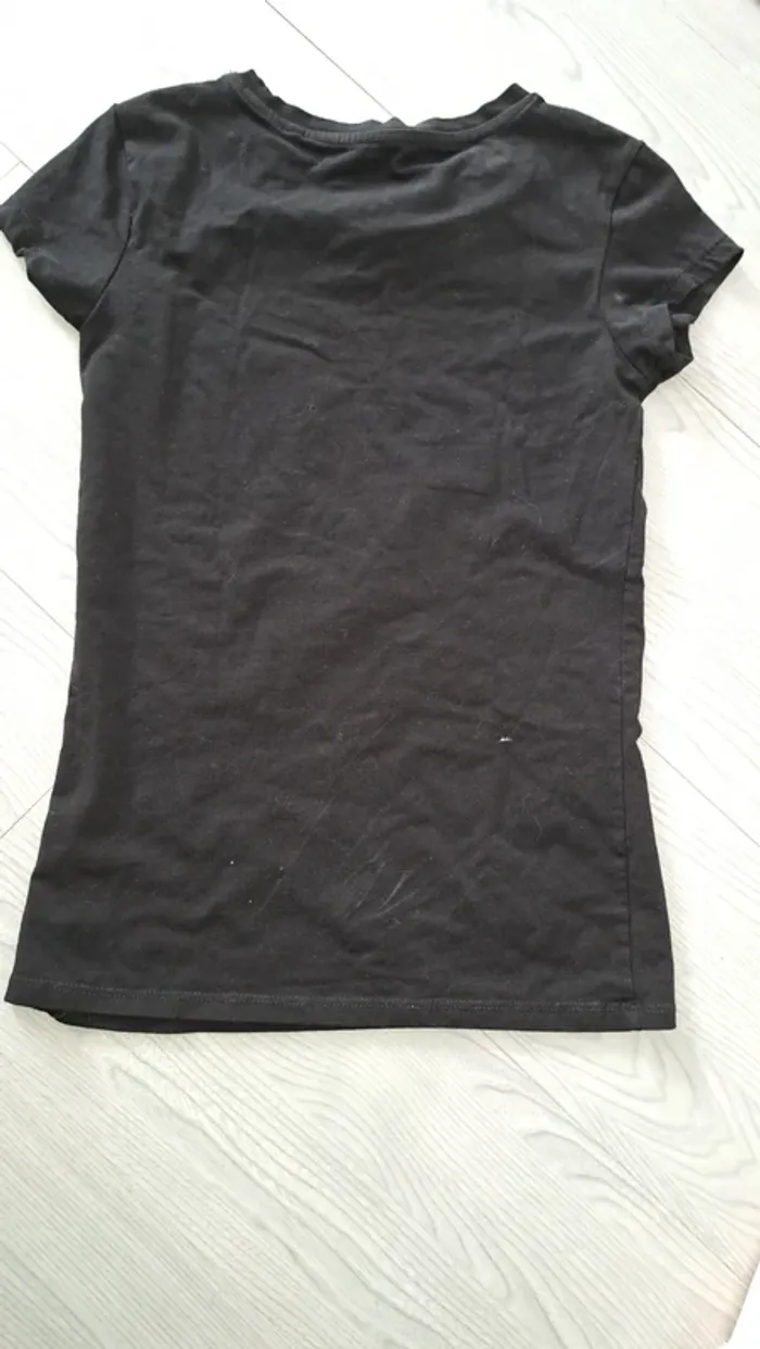 T shirt noir, C&A,  taille S - photo numéro 2