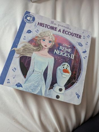 Livre sonore la reine des neiges 2