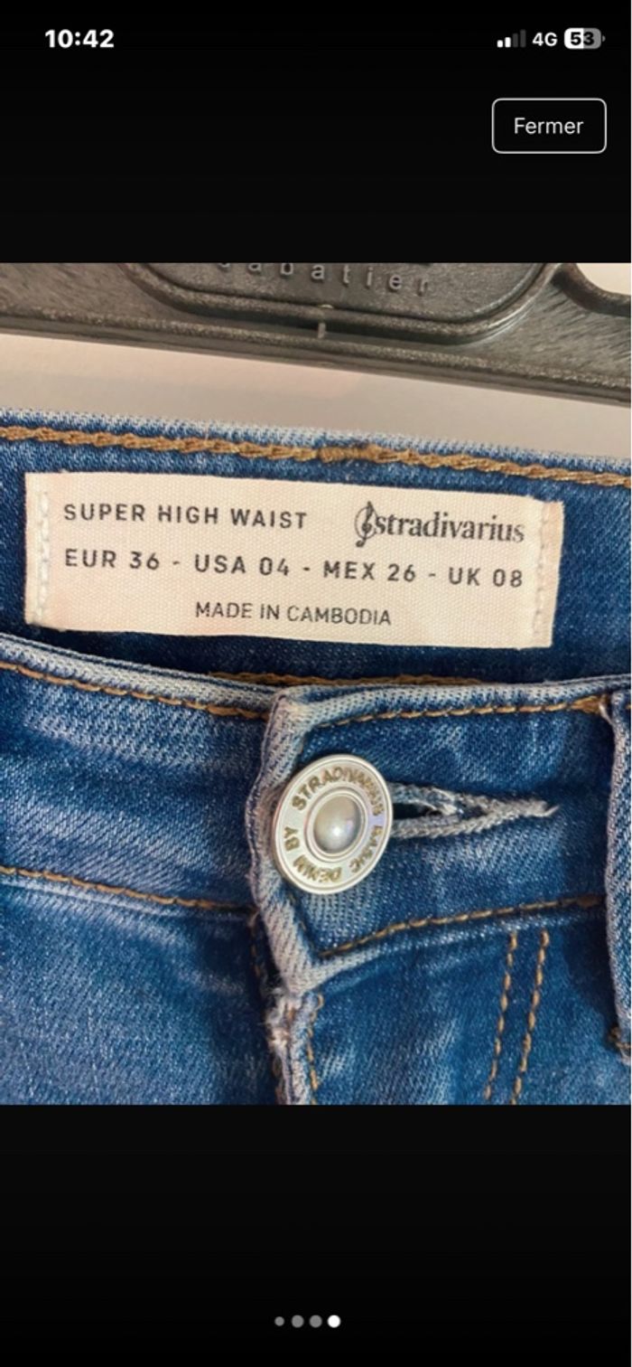Jeans stradivarius femme - photo numéro 4