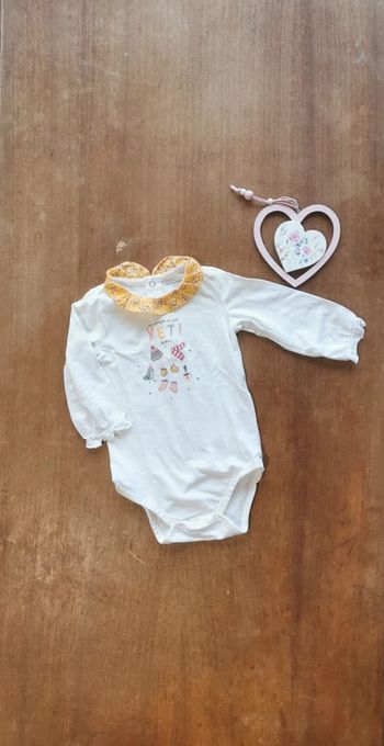 🌼 Du Pareil au Même Neuf bodys mi-saison 6mois 68cm 👶