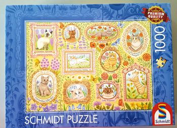 Puzzle 1000 pièces " CHATS" complet