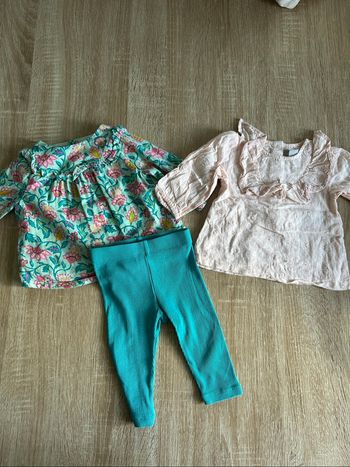 Lot ensemble et blouse