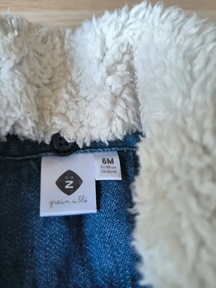 Veste en jean 6 mois - photo numéro 4
