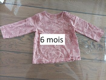 Lot n°147 T-Shirt Manches longues Baby Club C&A 6 mois