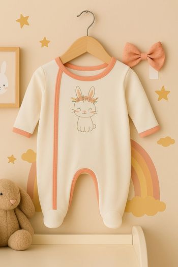 Pyjama  neuf  1 mois avec  bandeau 3-6  mois