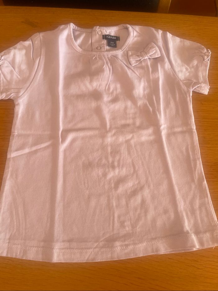 Lot 8 t-shirt manches courtes fille 18 mois - photo numéro 9