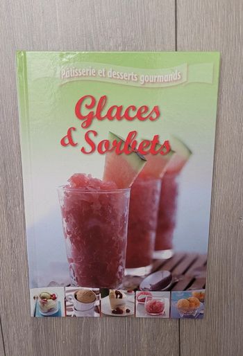 Livre de cuisine Glace et sorbets