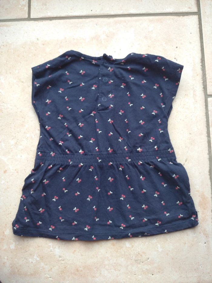Robe été Fille 6 mois cerises Kiabi - photo numéro 3