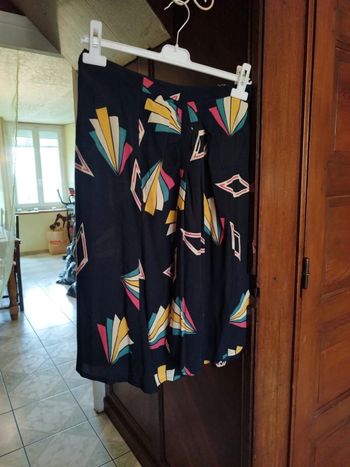 Jupe noire géométrique Ba&sh vintage M/38