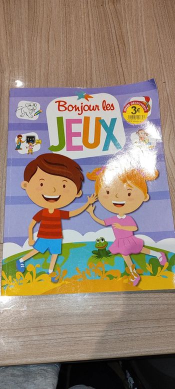 Livre jeux et activités neuf