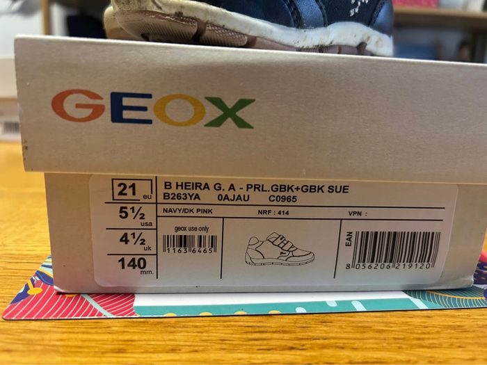Chaussures Geox Fille - 1 paire - Taille 21 - photo numéro 6